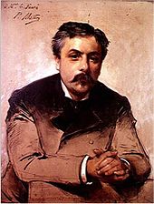 Fauré as a young man by Paul Mathey